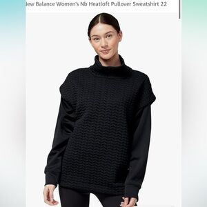 NWT! New Balance and Heatloft Pullover Sweatshirt XL Black